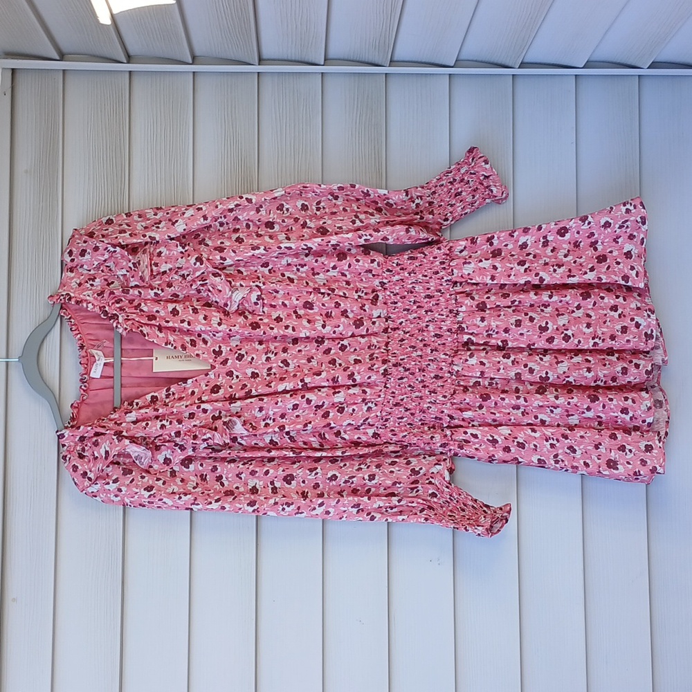$445 Ramy Brook Penelope Ruffle Dress, Silk - Picture 5 of 9